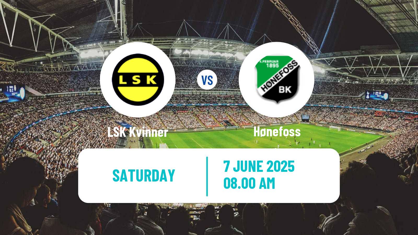 Soccer Norwegian Toppserien Women LSK Kvinner - Hønefoss