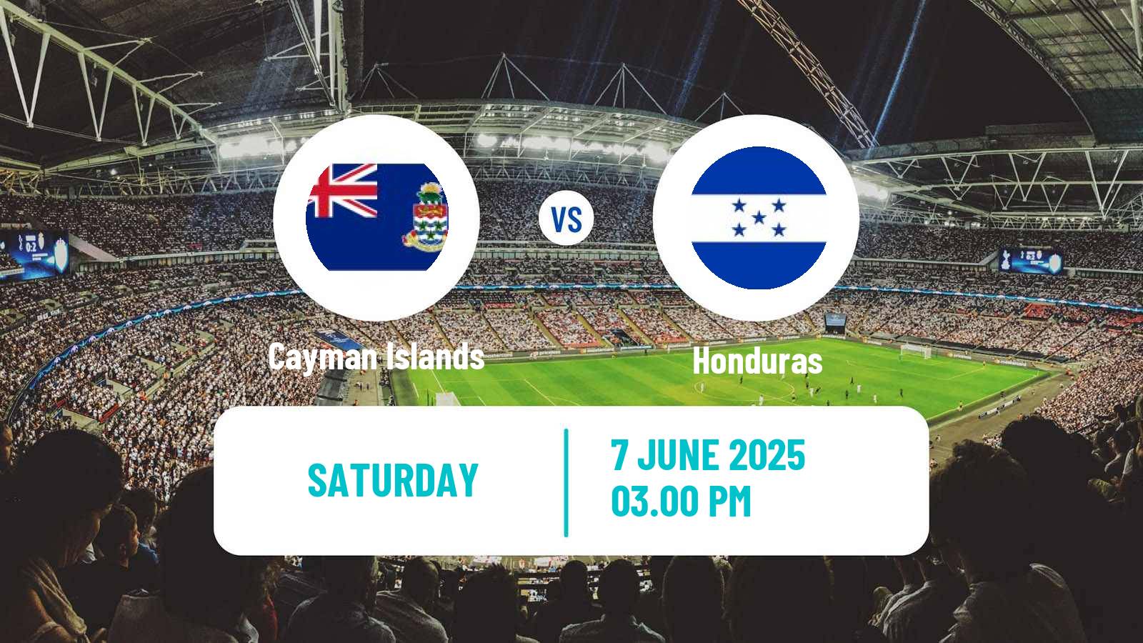 Soccer FIFA World Cup Cayman Islands - Honduras