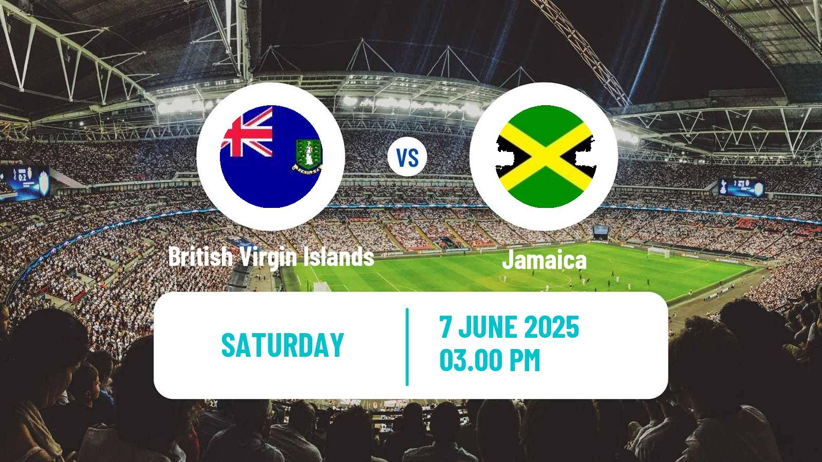 Soccer FIFA World Cup British Virgin Islands - Jamaica