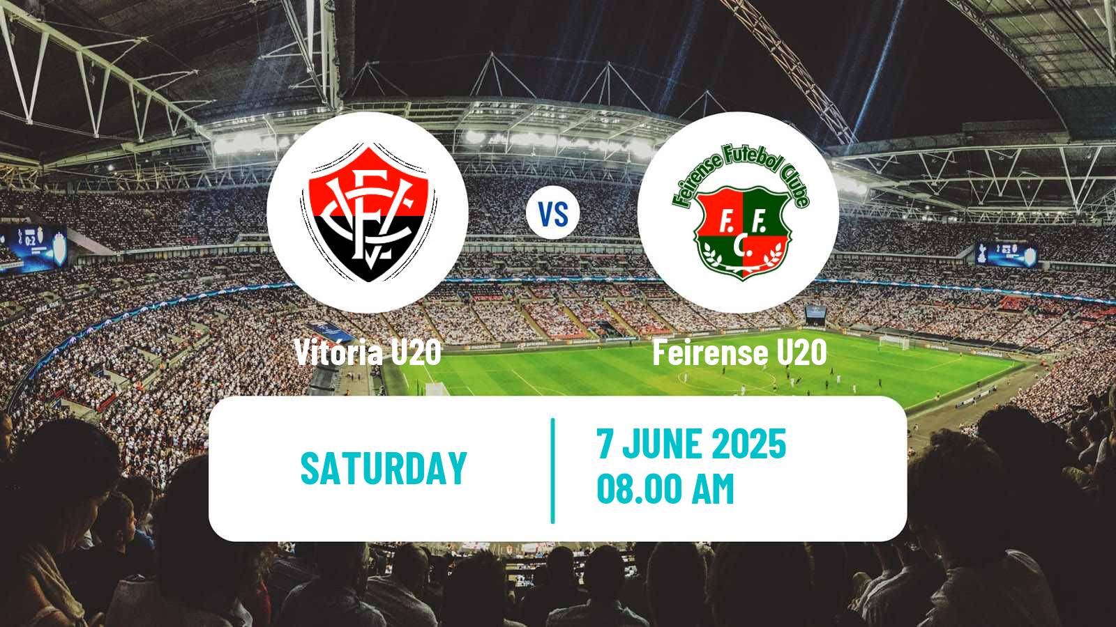 Soccer Brazilian Baiano U20 Vitória U20 - Feirense U20
