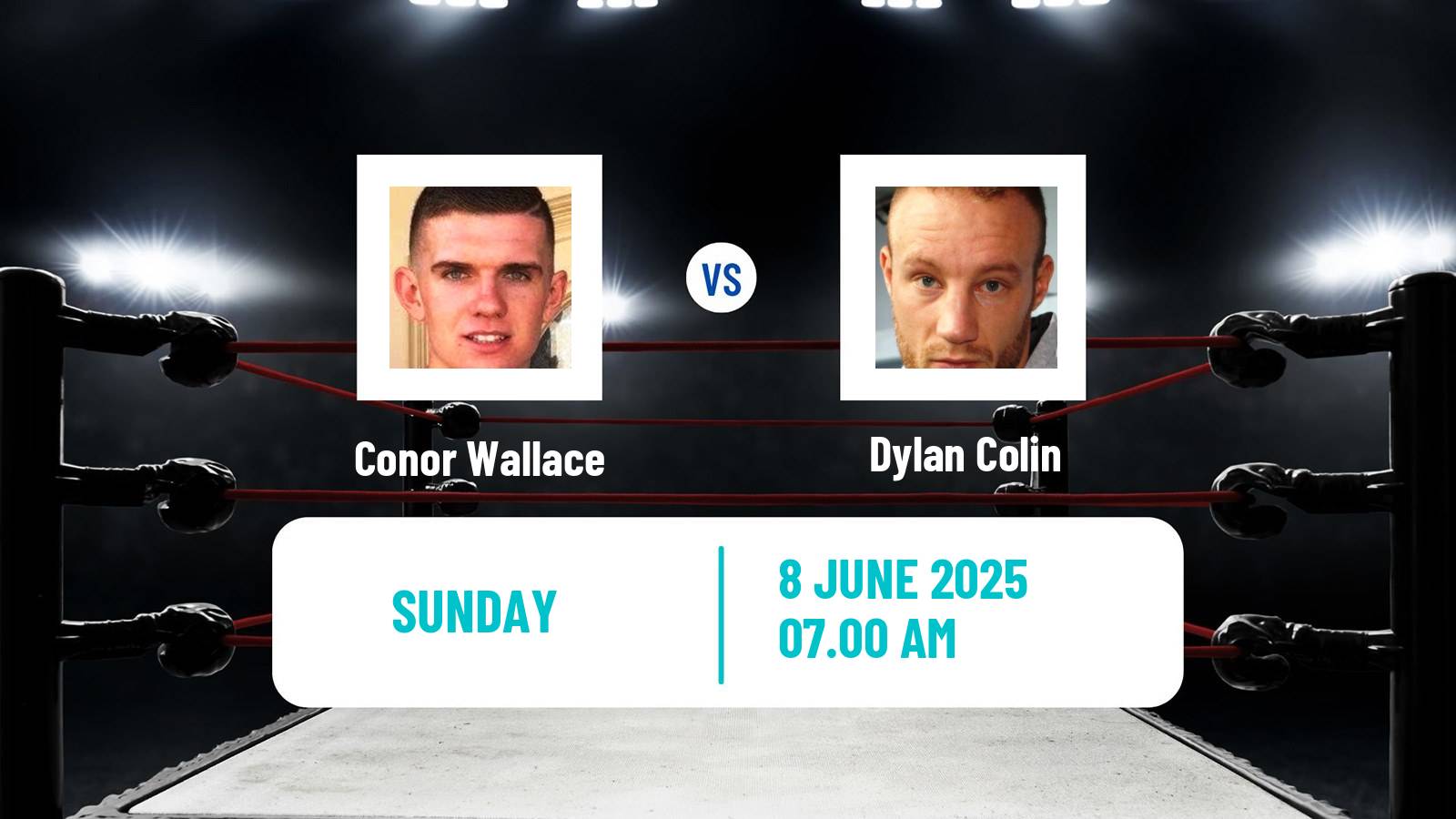 Boxing Light Heavyweight Men Others Matches Conor Wallace - Dylan Colin