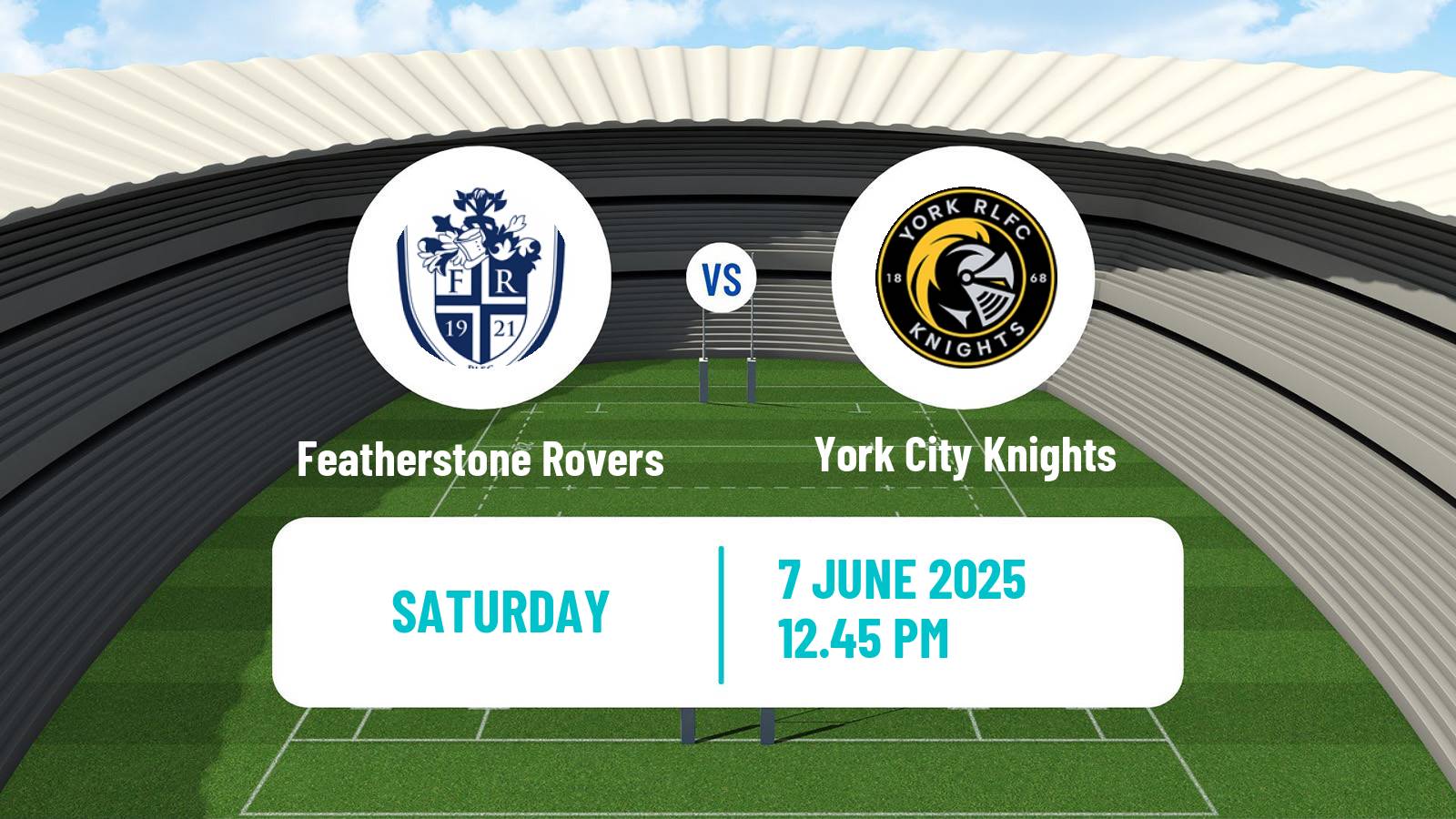Rugby league English 1895 Cup Featherstone Rovers - York City Knights