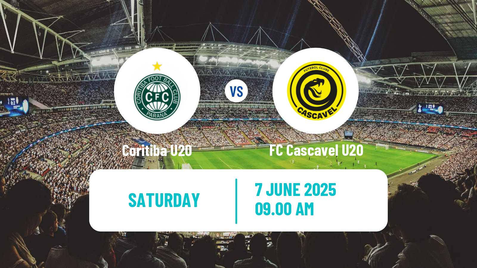 Soccer Brazilian Paranaense U20 Coritiba U20 - FC Cascavel U20