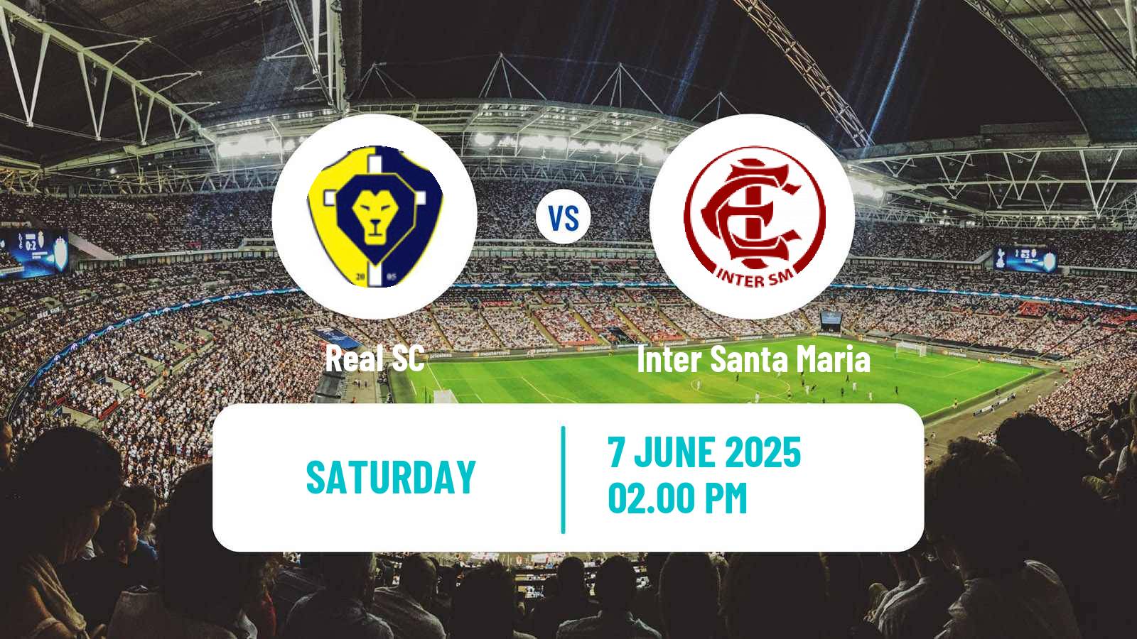 Soccer Brazilian Campeonato Gaucho 2 Real SC - Inter Santa Maria