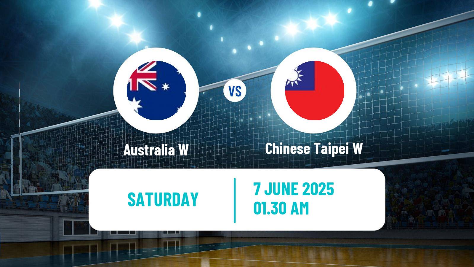 Volleyball AVC Challenge Cup Volleyball Women Australia W - Chinese Taipei W