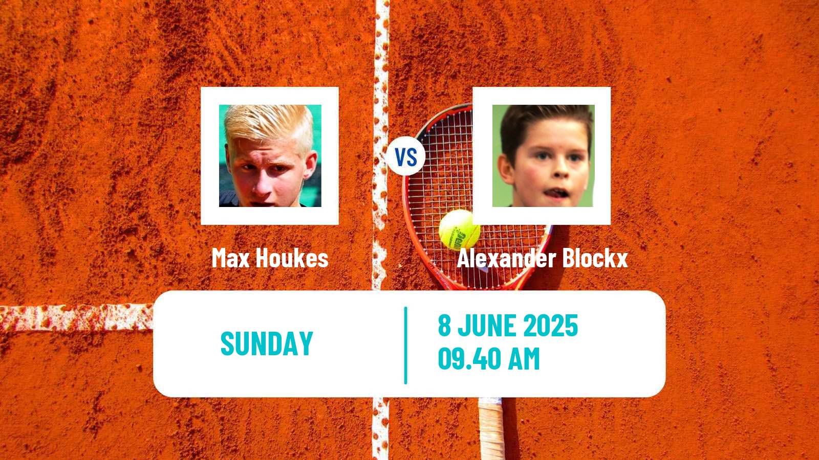 Tennis ATP Hertogenbosch Max Houkes - Alexander Blockx