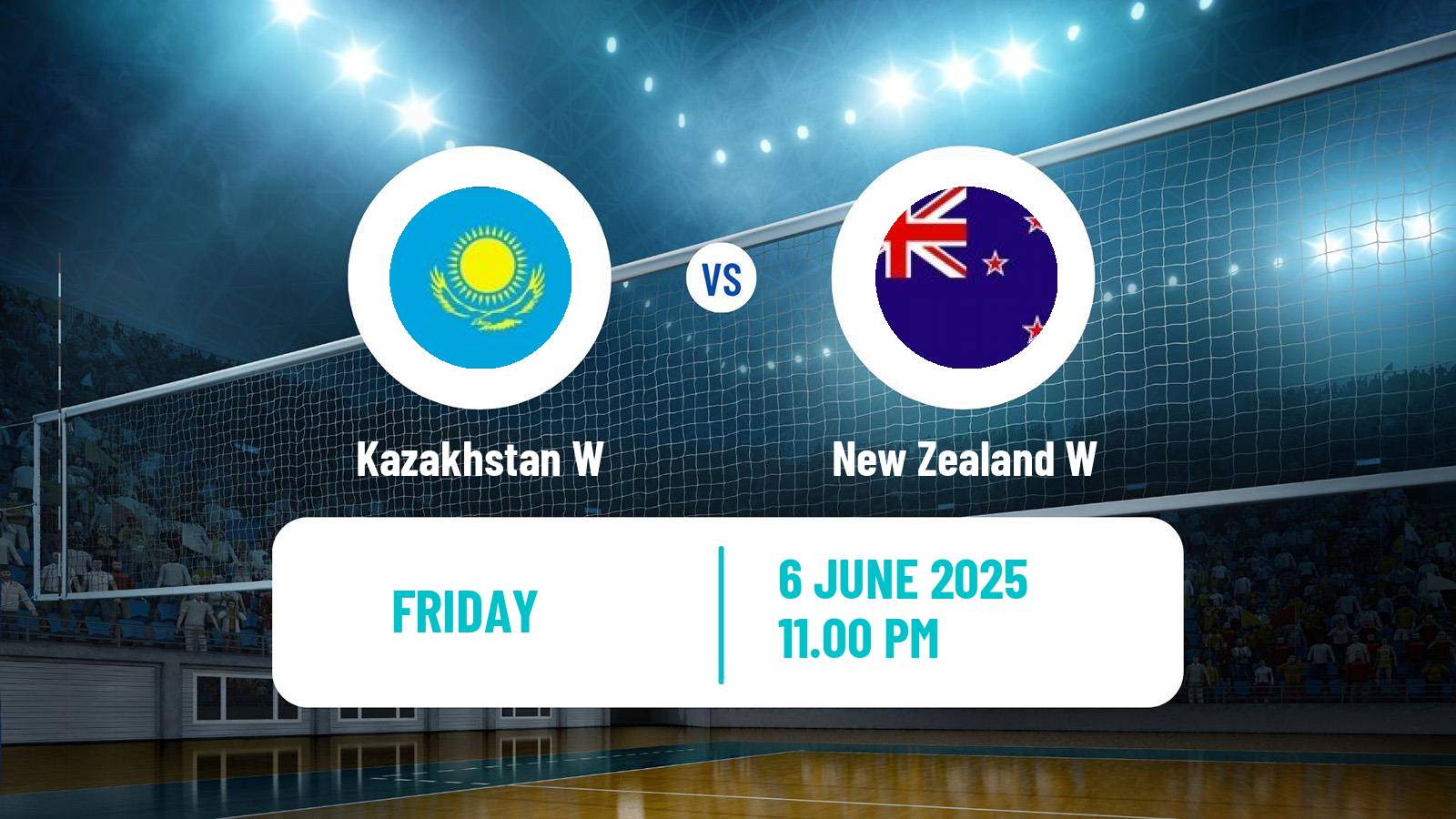 Volleyball AVC Challenge Cup Volleyball Women Kazakhstan W - New Zealand W