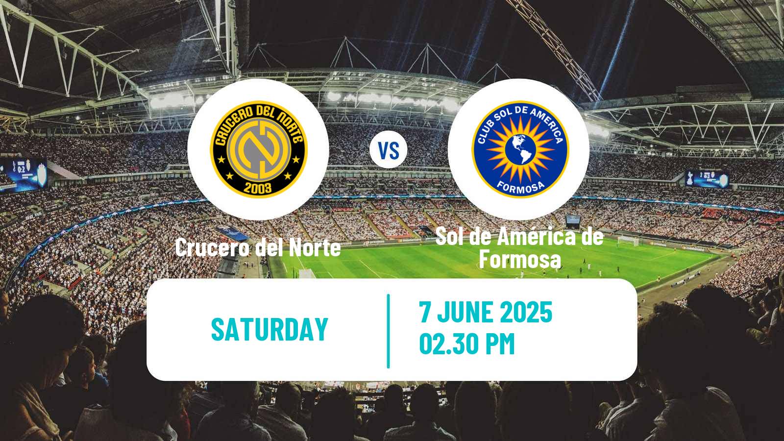 Soccer Argentinian Torneo Federal Crucero del Norte - Sol de América de Formosa