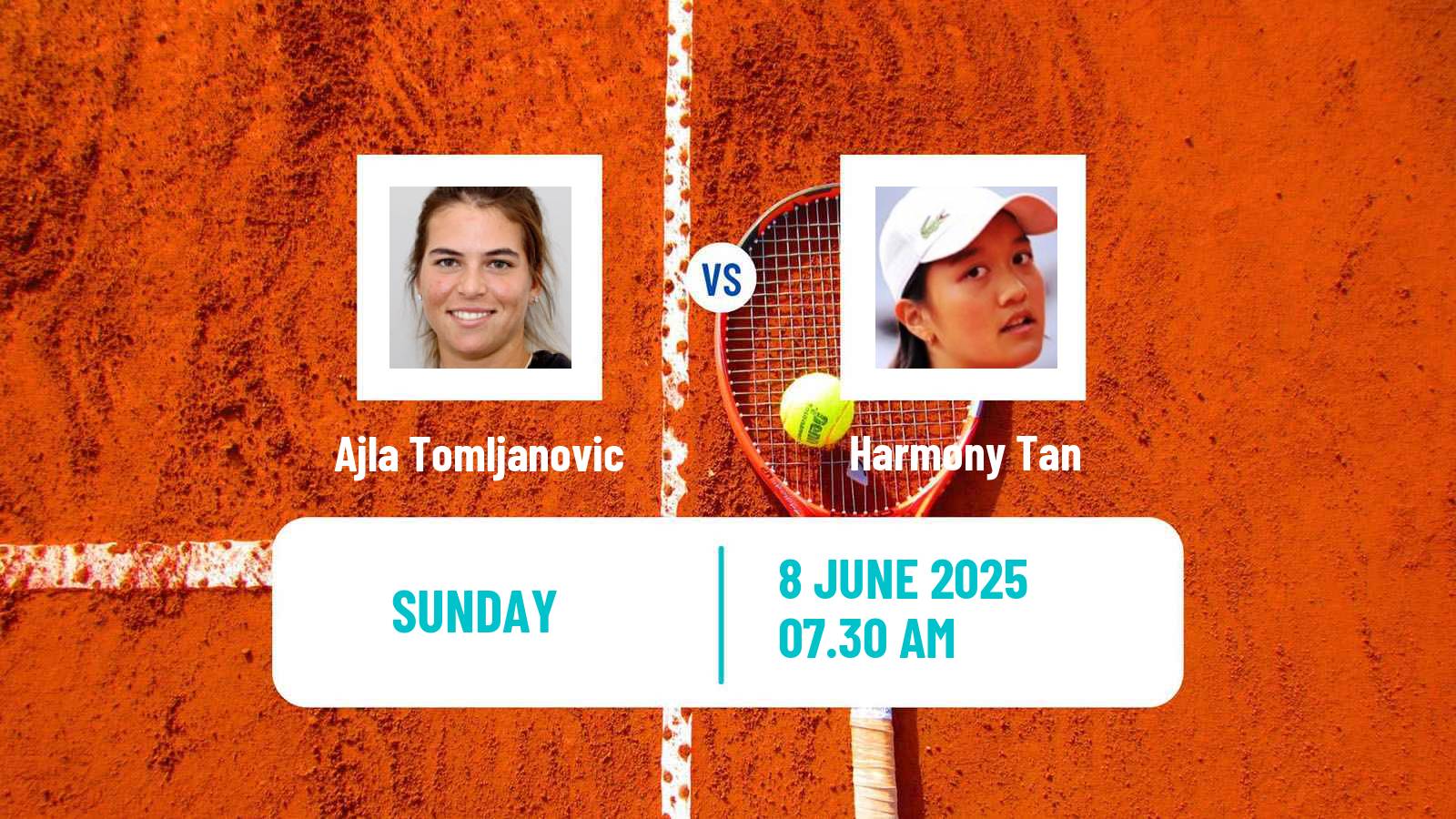 Tennis WTA London Ajla Tomljanovic - Harmony Tan