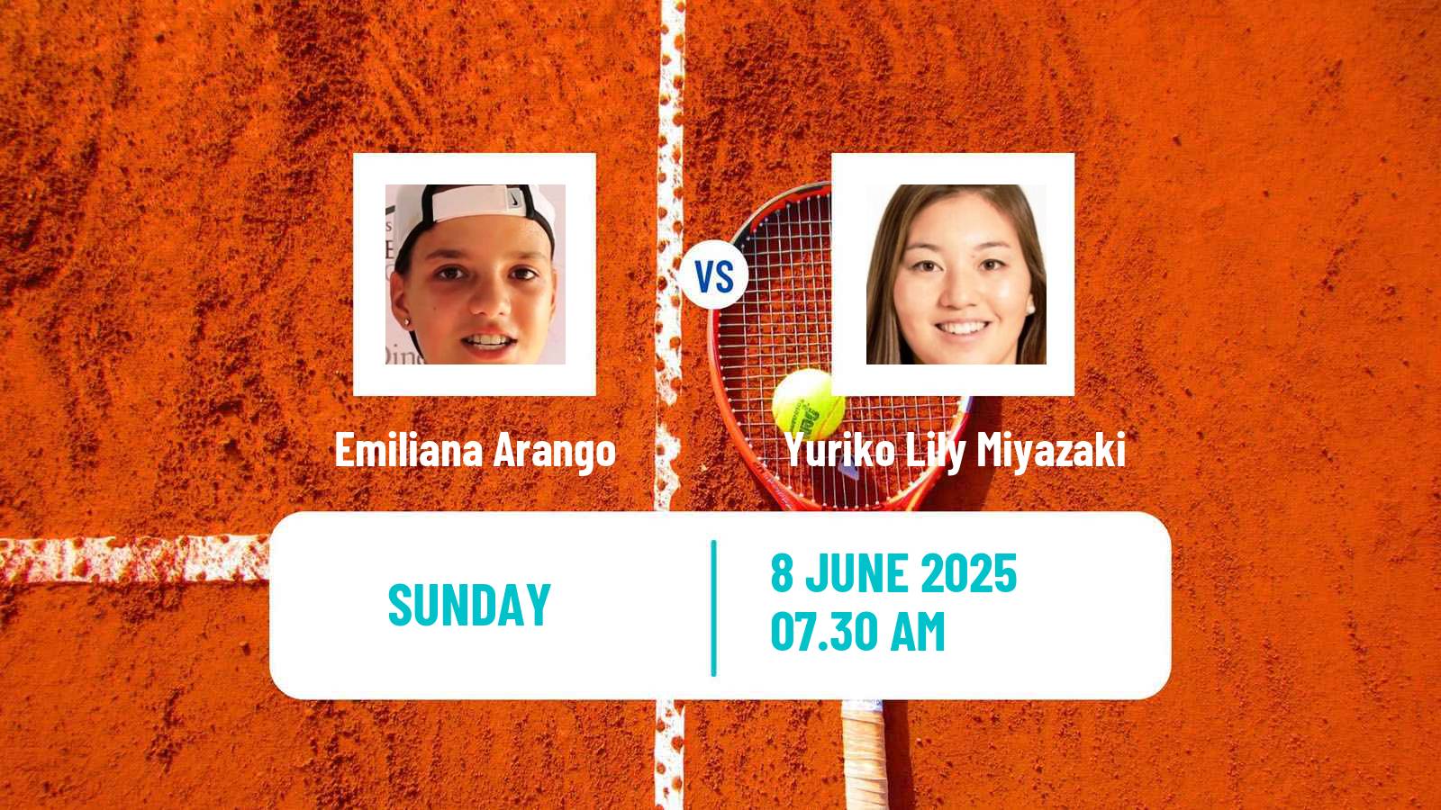 Tennis WTA London Emiliana Arango - Yuriko Lily Miyazaki
