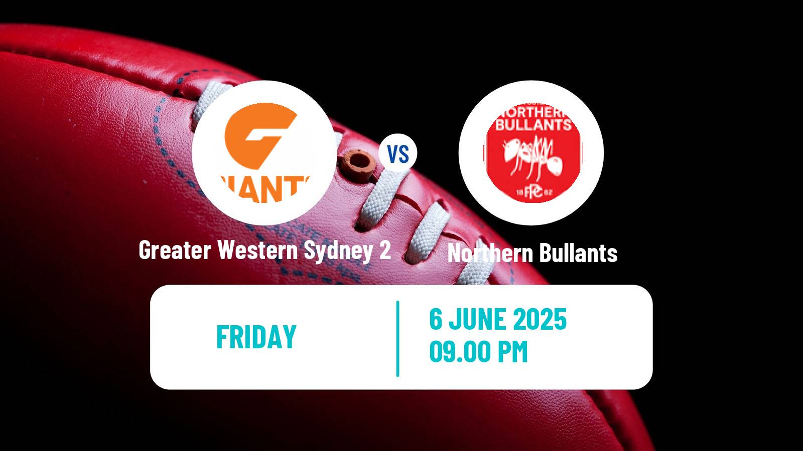 Aussie rules VFL Greater Western Sydney 2 - Northern Bullants