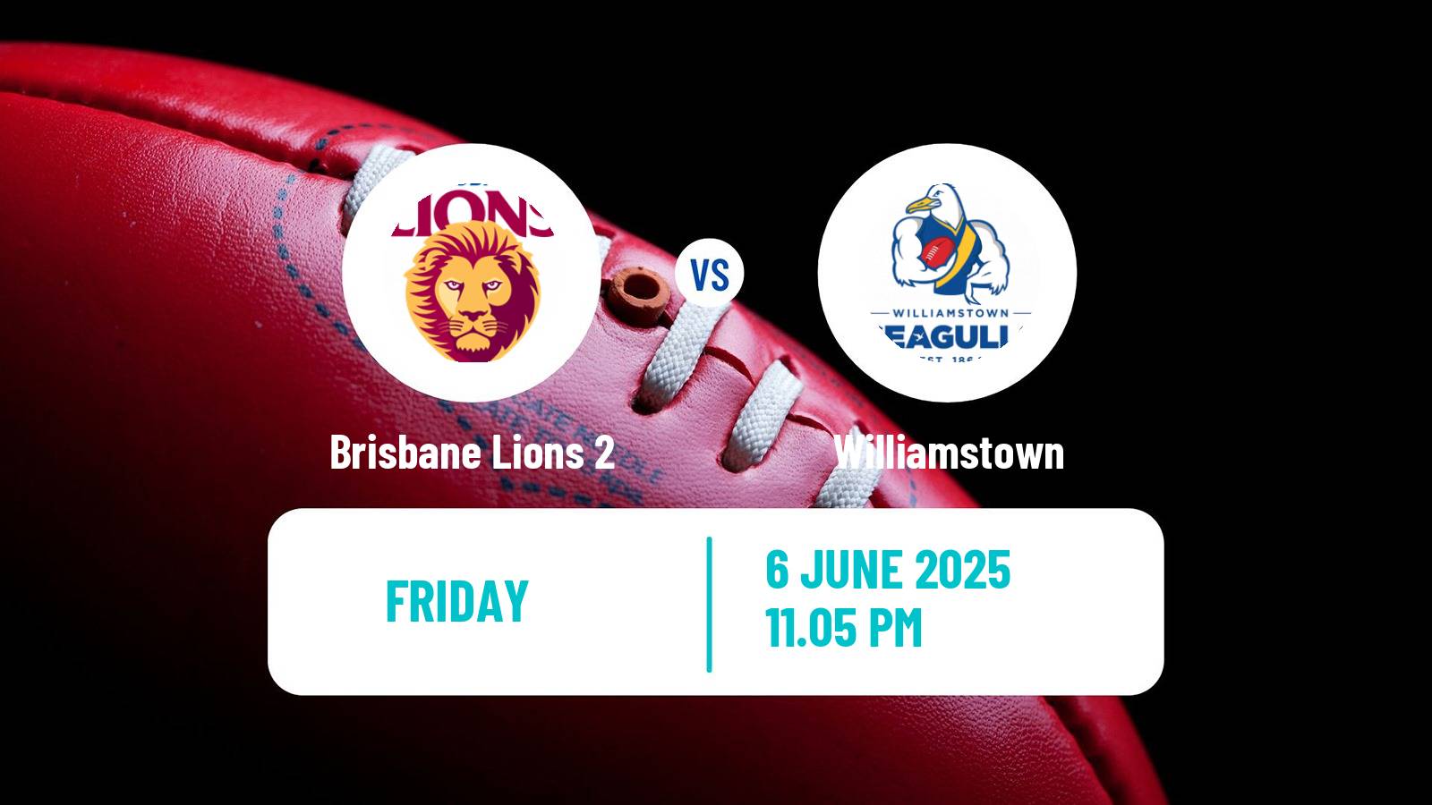 Aussie rules VFL Brisbane Lions 2 - Williamstown