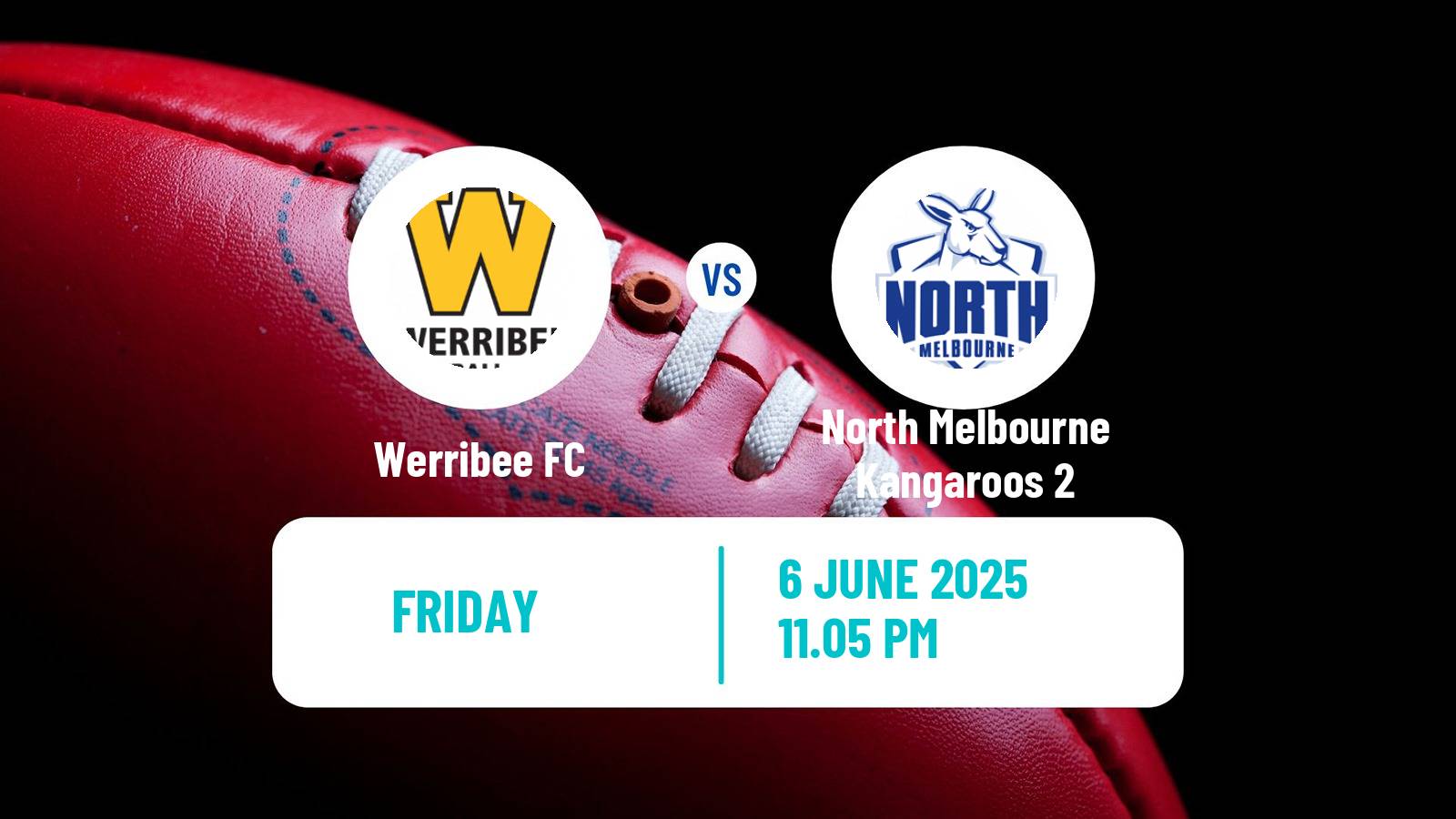 Aussie rules VFL Werribee - North Melbourne Kangaroos 2