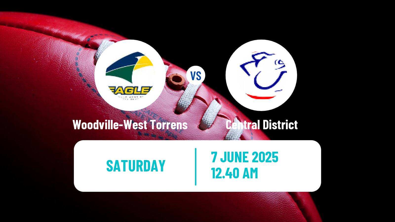 Aussie rules SANFL Woodville-West Torrens - Central District
