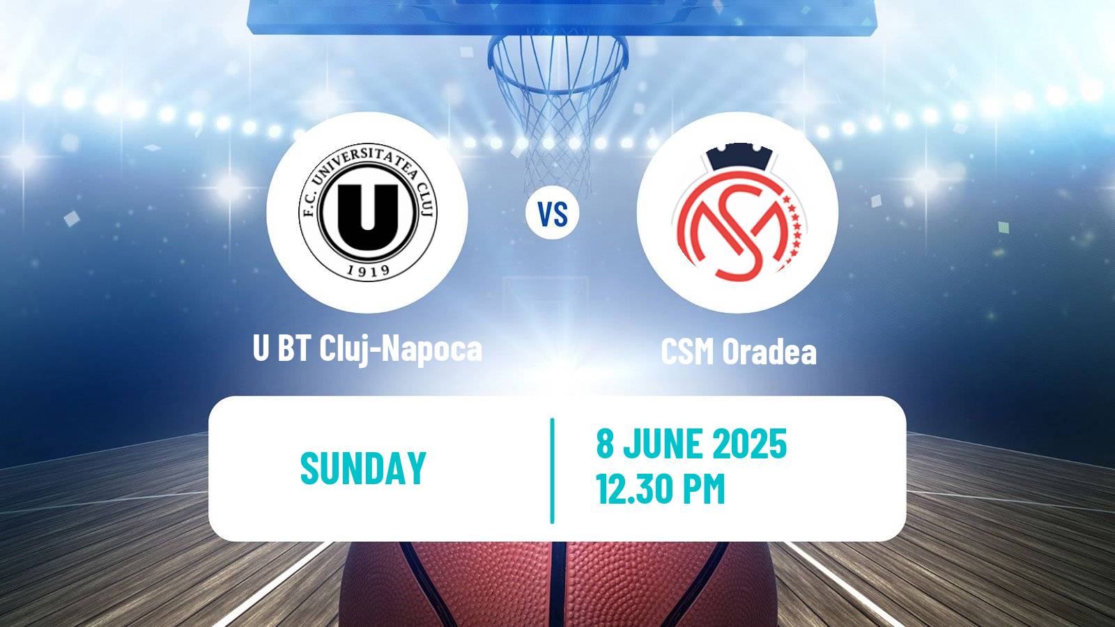 Basketball Romanian Divizia A Basketball U BT Cluj-Napoca - CSM Oradea