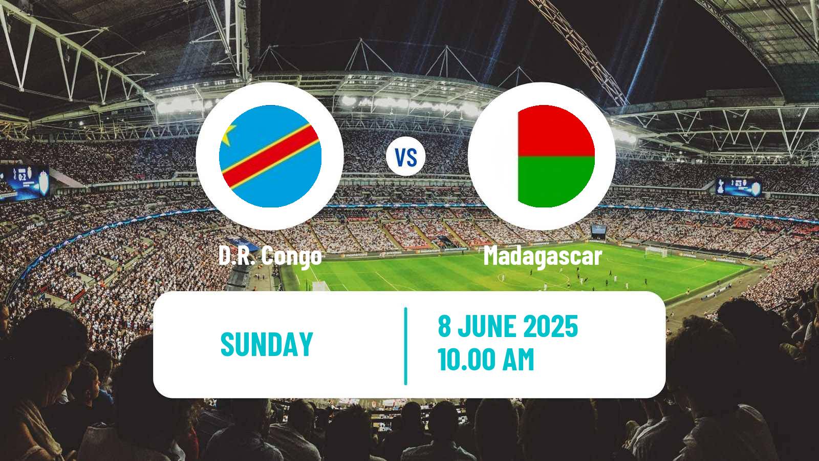 Soccer Friendly D.R. Congo - Madagascar