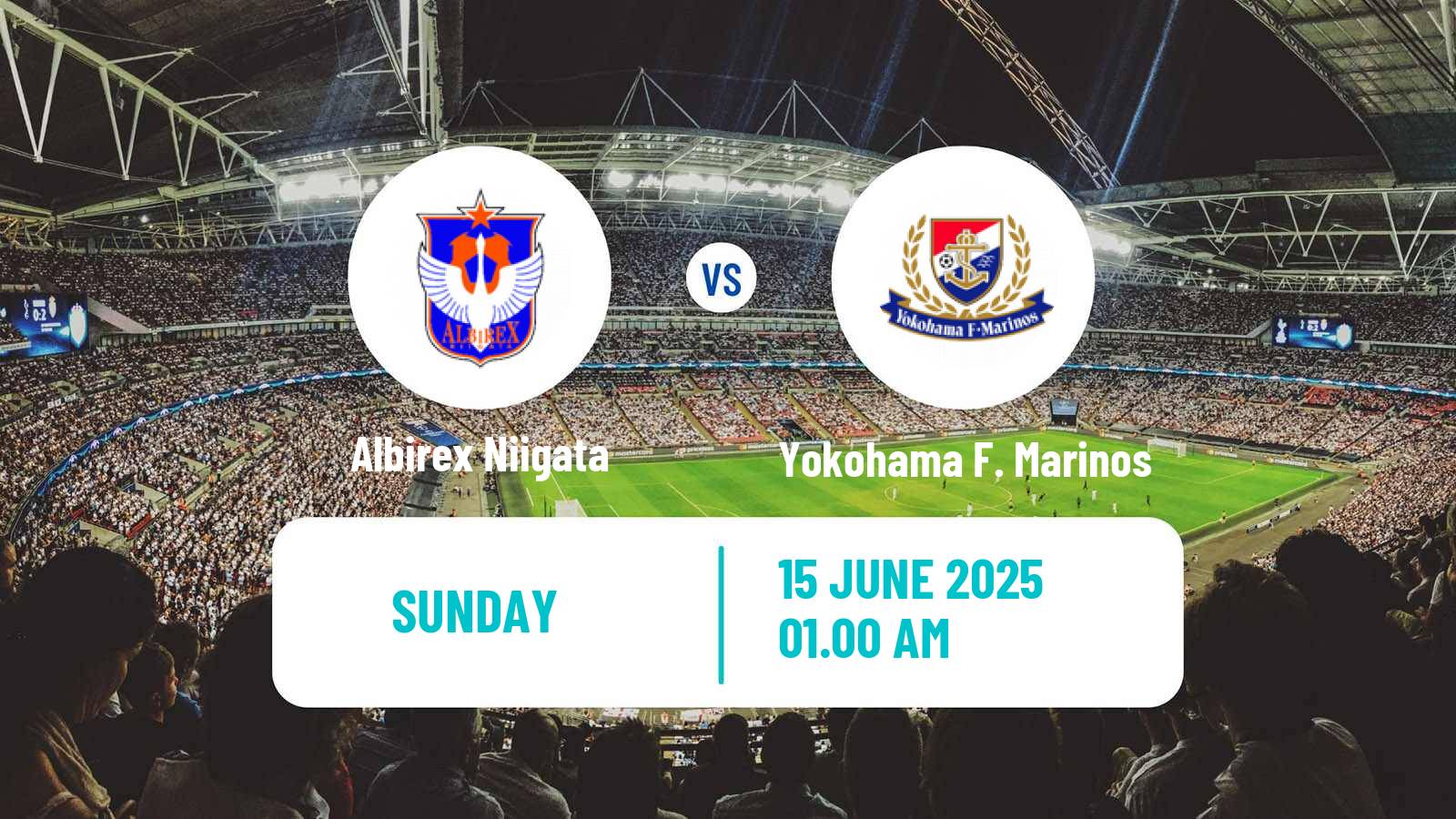 Soccer Japan J1 League Albirex Niigata - Yokohama F. Marinos