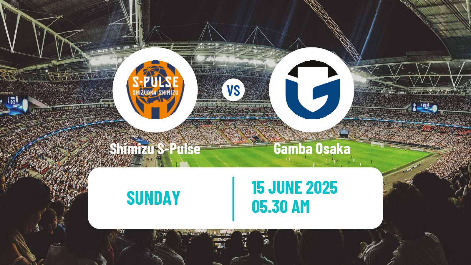 Soccer Japan J1 League Shimizu S-Pulse - Gamba Osaka