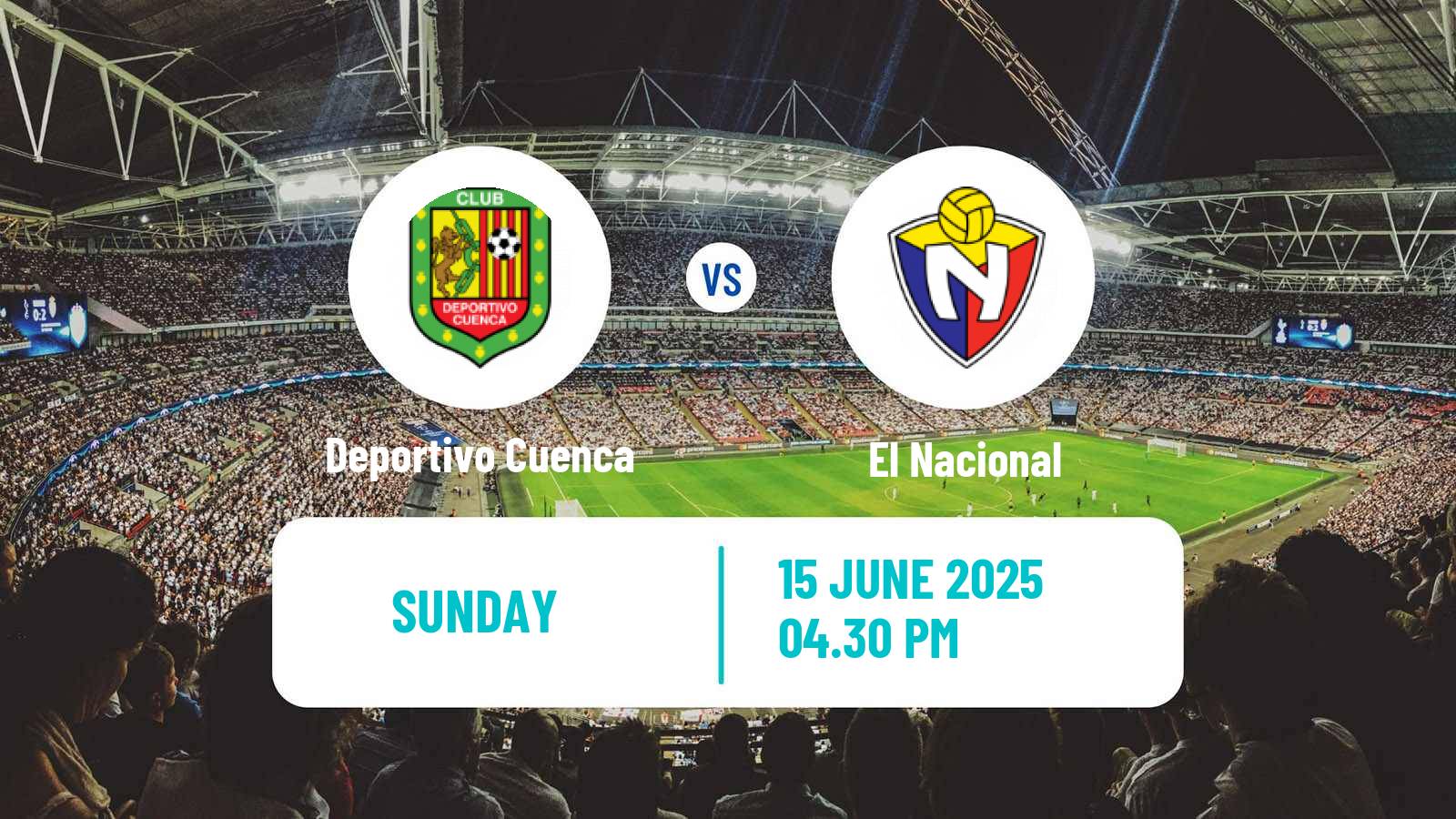 Soccer Ecuadorian Liga Pro Deportivo Cuenca - El Nacional