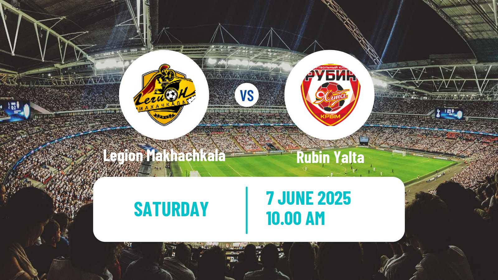 Soccer FNL 2 Division B Group 1 Legion Makhachkala - Rubin Yalta