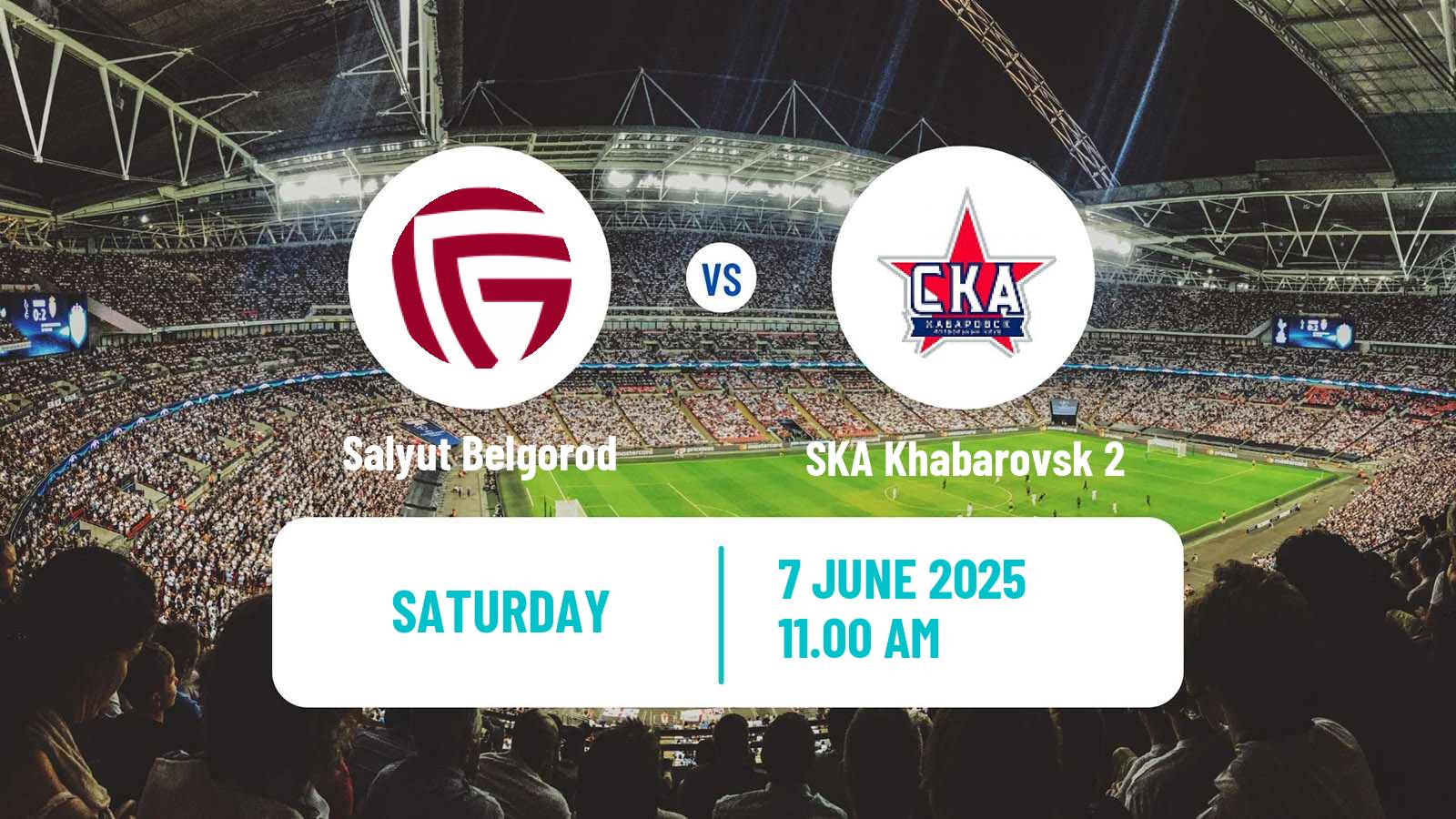 Soccer FNL 2 Division B Group 3 Salyut Belgorod - SKA Khabarovsk 2