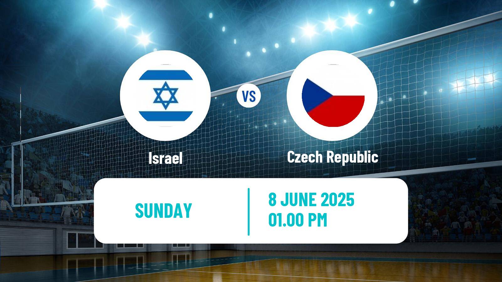 Volleyball Golden European League Volleyball Israel - Czech Republic