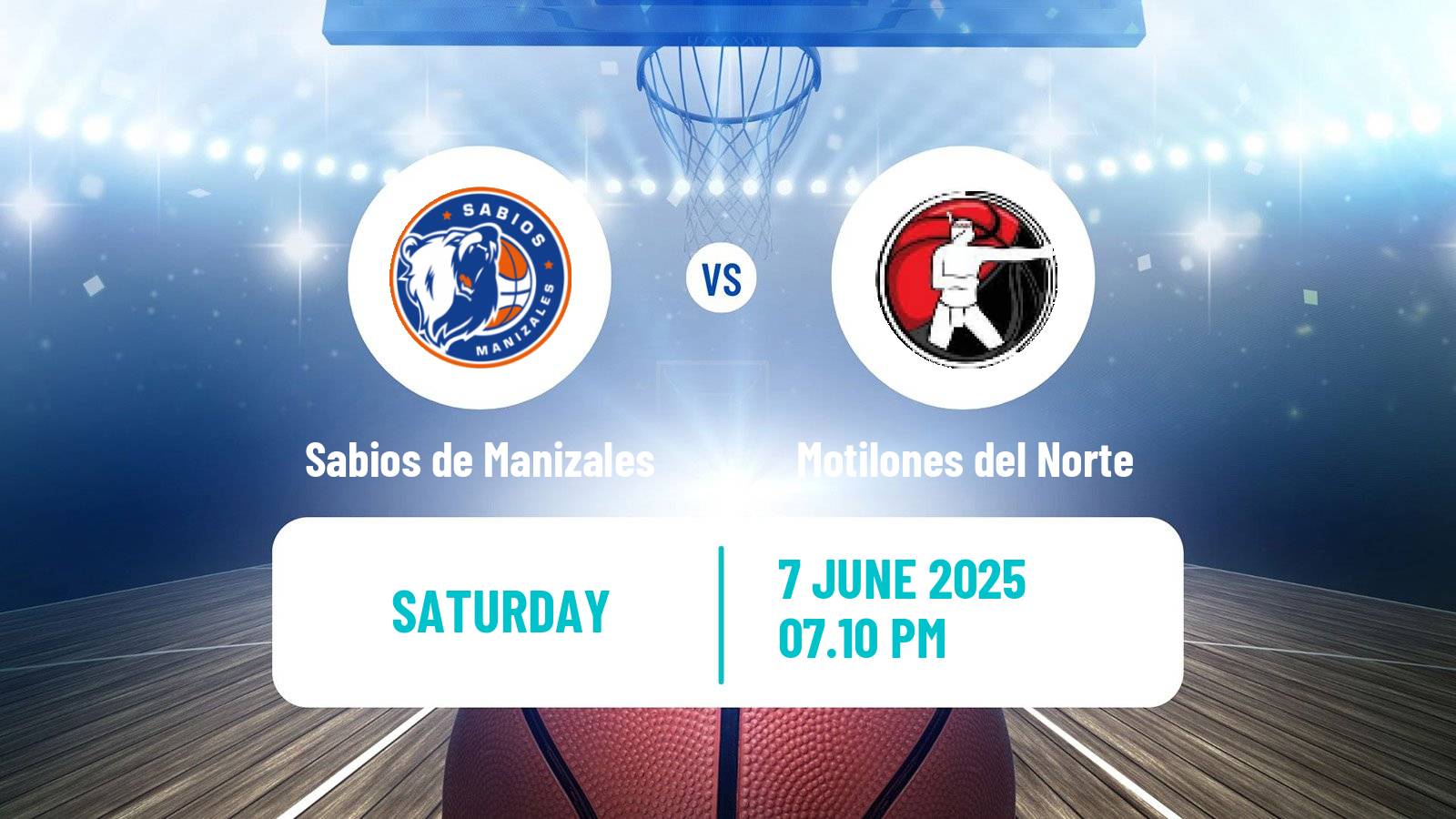 Basketball Colombian LBP Basketball Sabios de Manizales - Motilones del Norte