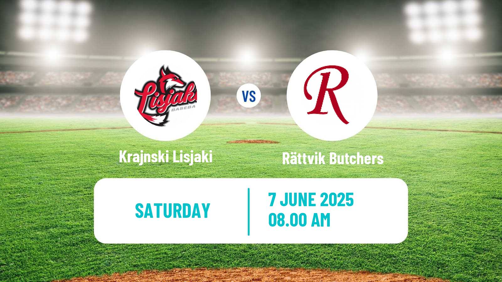 Baseball  Federations Cup Baseball Krajnski Lisjaki - Rättvik Butchers