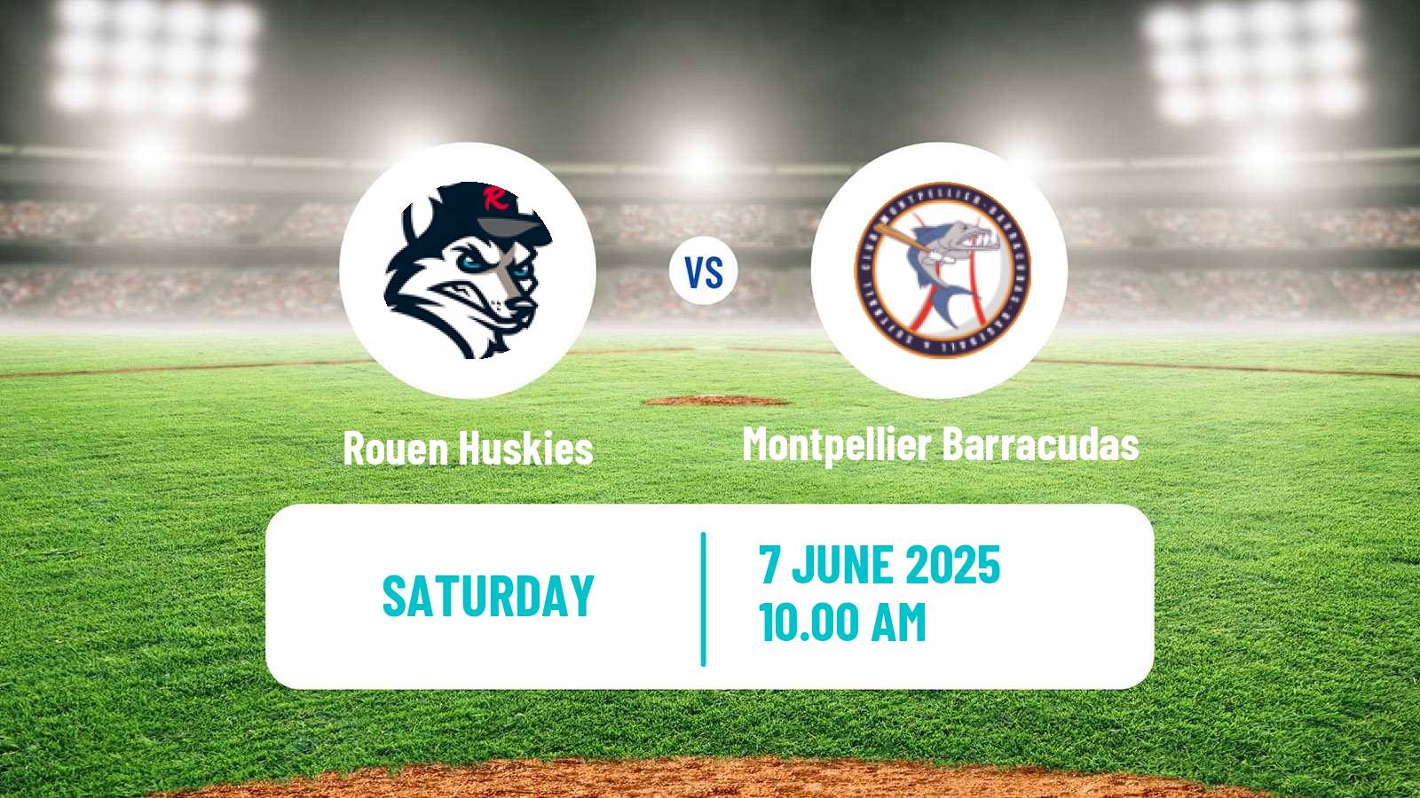 Baseball Confederation Cup Baseball Rouen Huskies - Montpellier Barracudas