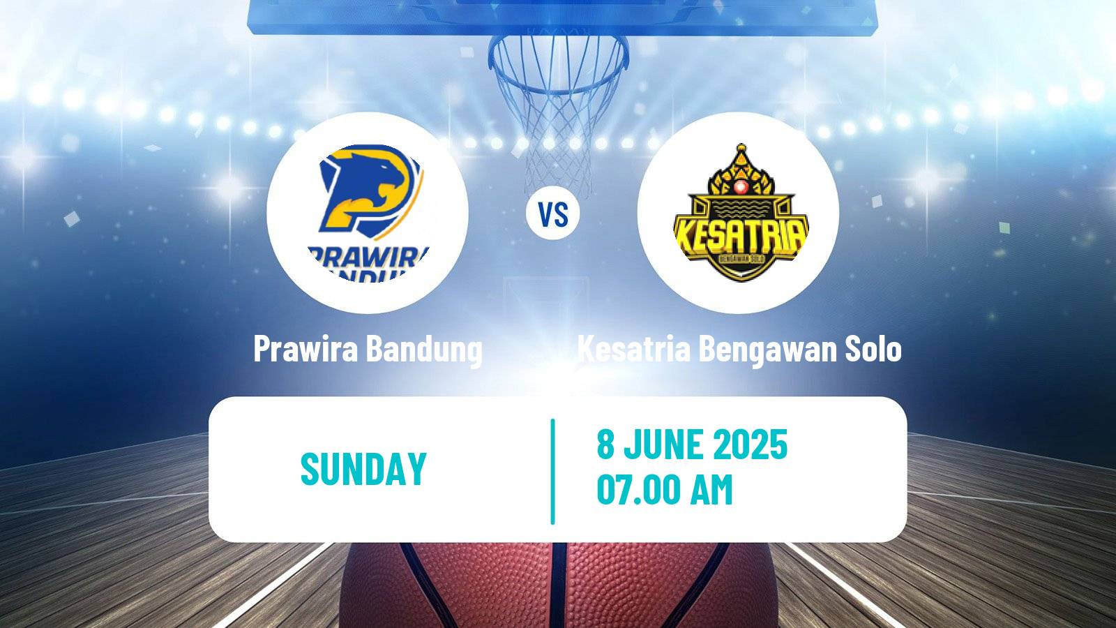 Basketball Indonesian IBL Prawira Bandung - Kesatria Bengawan Solo