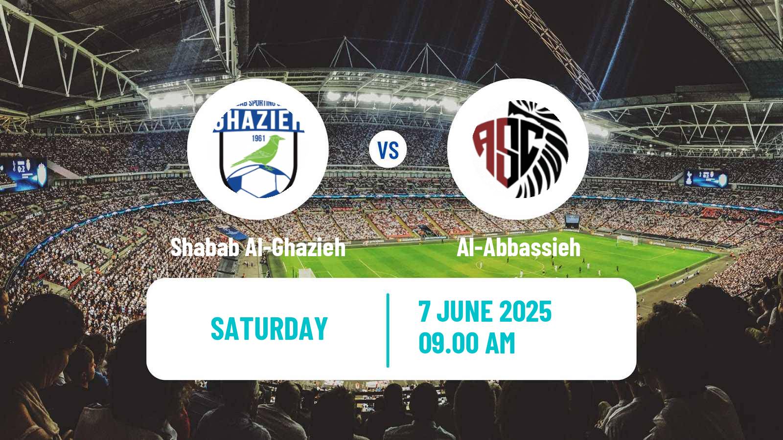 Soccer Lebanese Premier League Shabab Al-Ghazieh - Al-Abbassieh