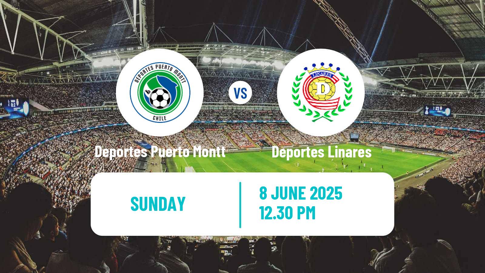 Soccer Chilean Segunda Division Deportes Puerto Montt - Deportes Linares