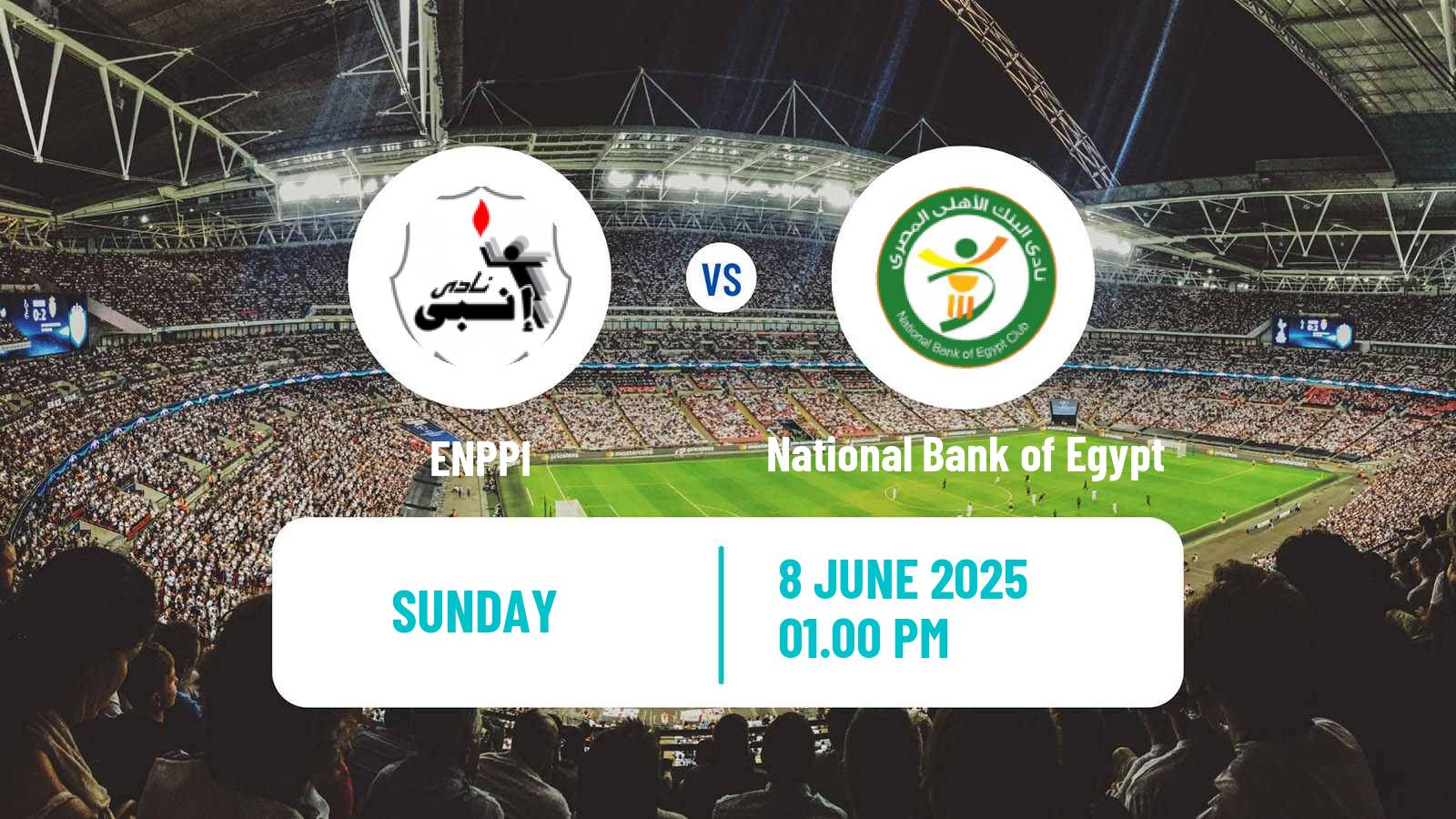 Soccer Egyptian League Cup ENPPI - National Bank of Egypt