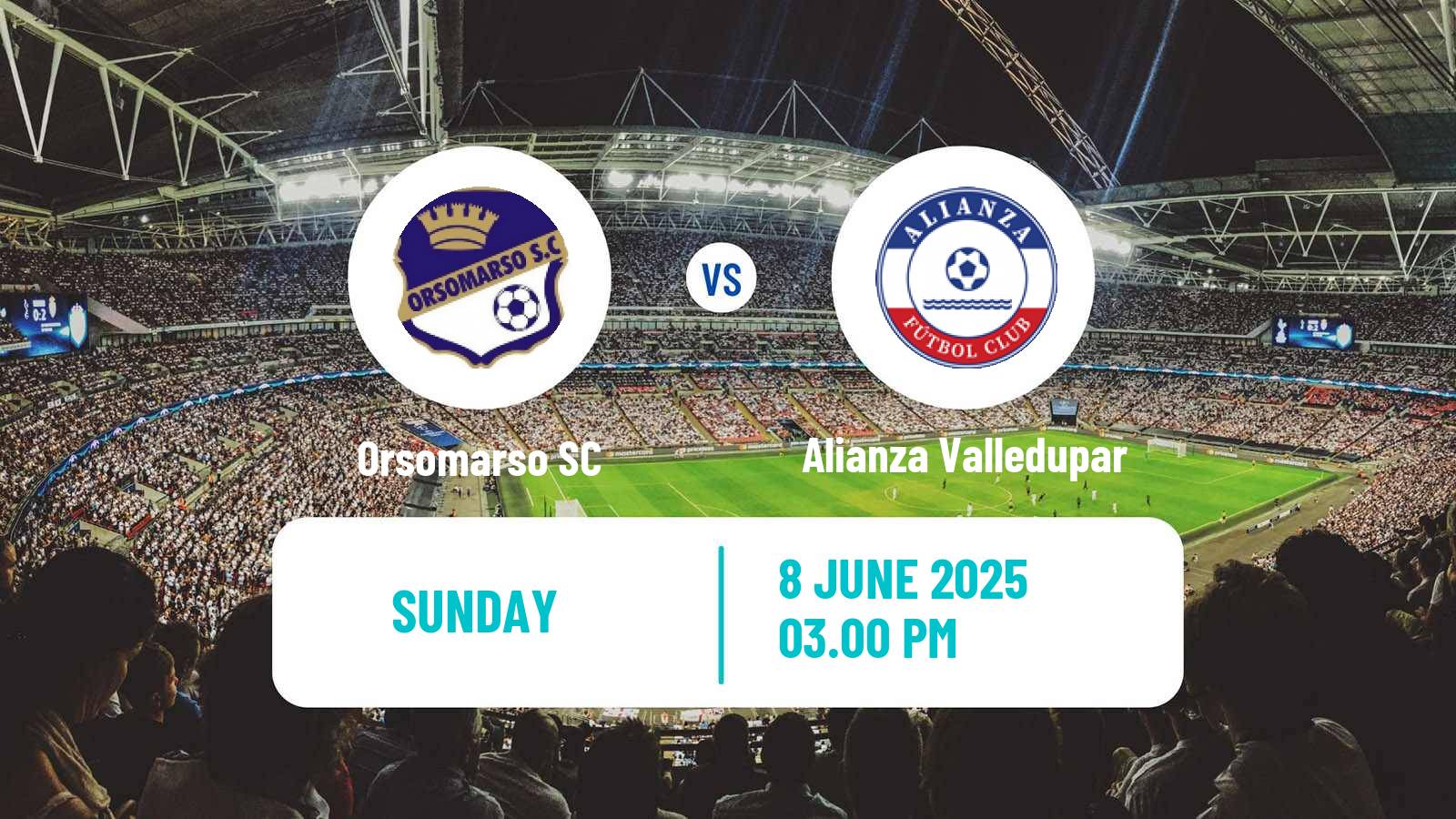 Soccer Colombian Copa Orsomarso - Alianza Valledupar