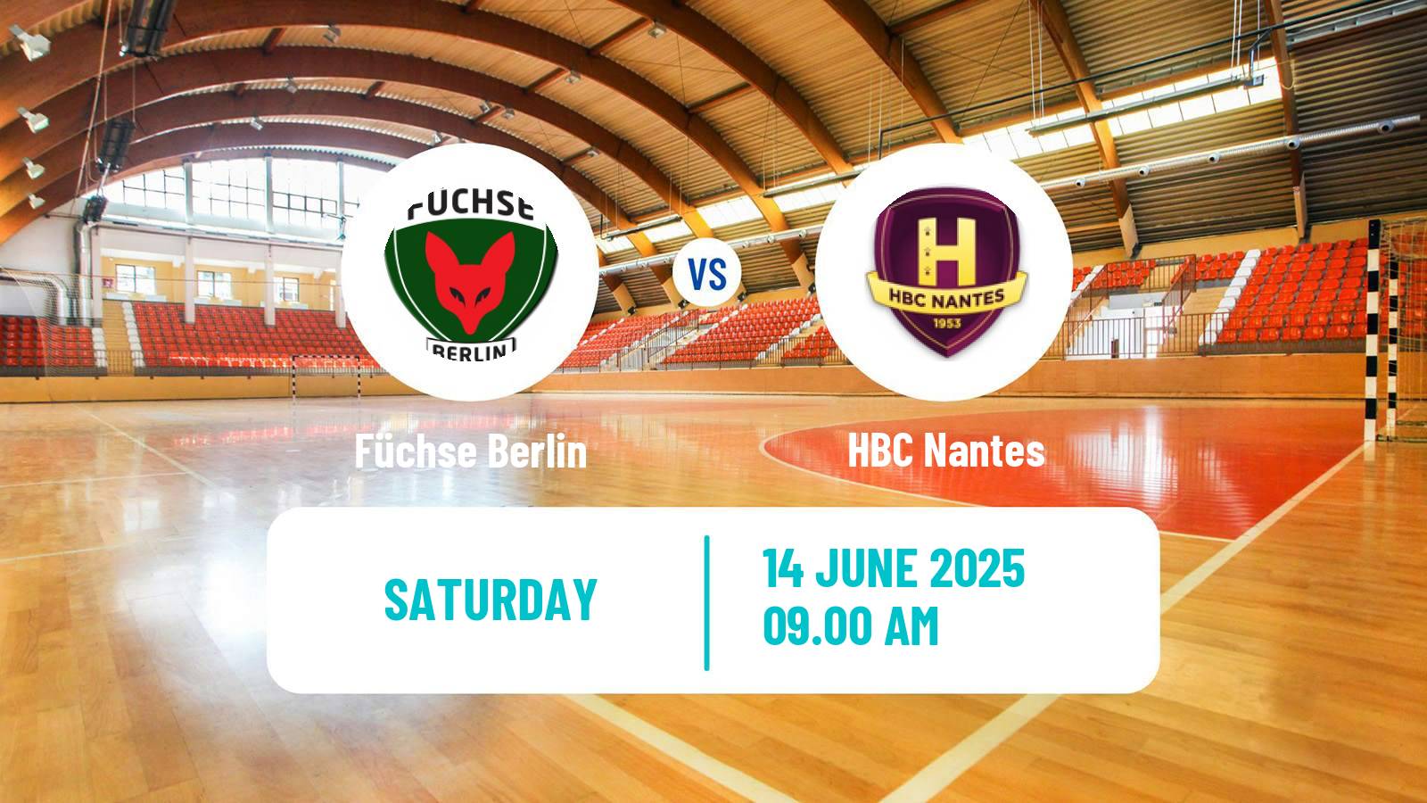 Handball EHF Champions League Füchse Berlin - HBC Nantes