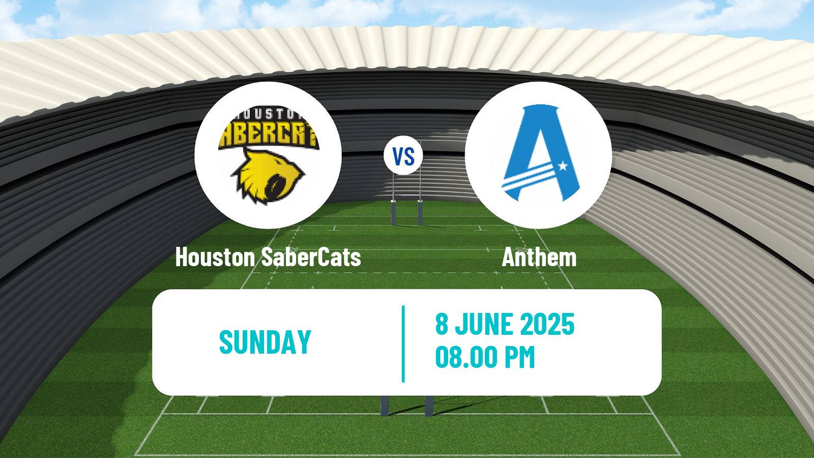 Rugby union USA Major League Rugby Houston SaberCats - Anthem