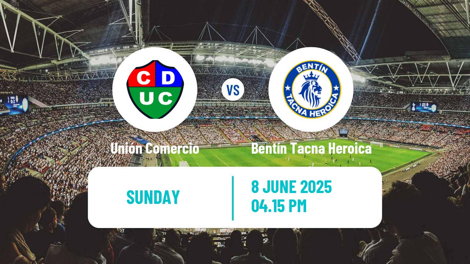 Soccer Peruvian Liga 2 Unión Comercio - Bentín Tacna Heroica