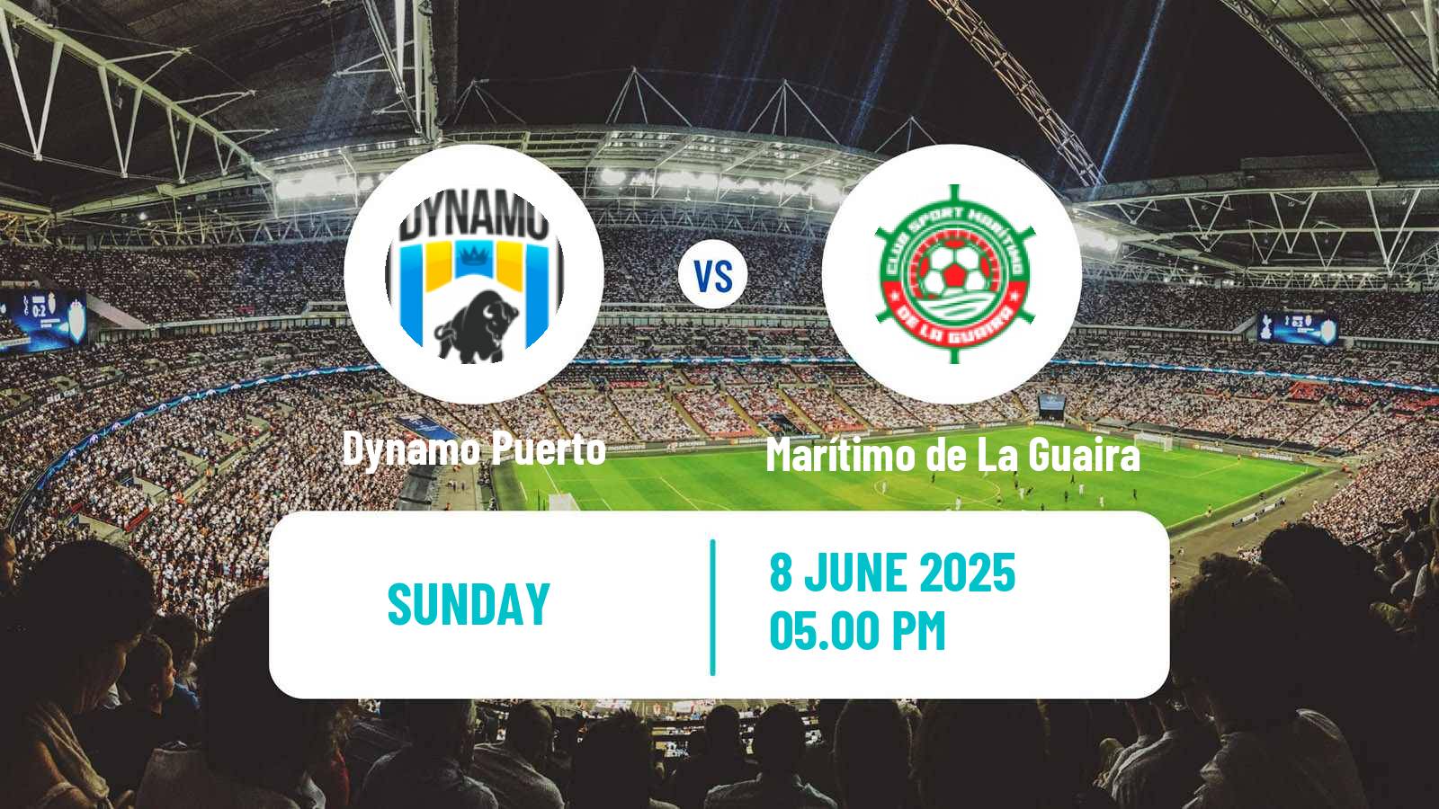 Soccer Venezuelan Segunda Division Dynamo Puerto - Marítimo de La Guaira