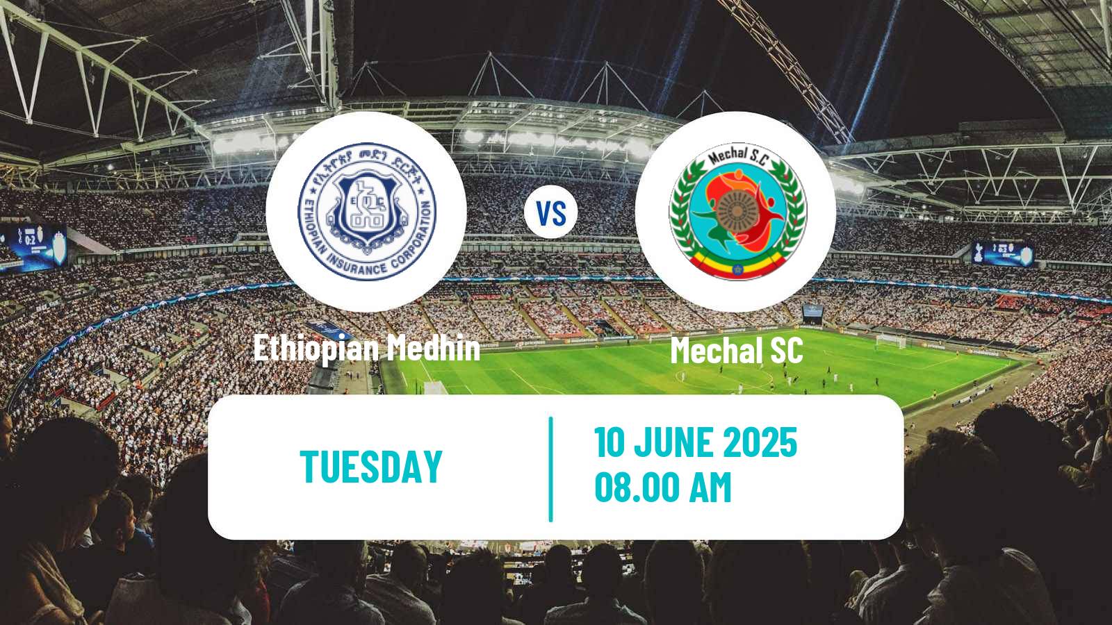 Soccer Ethiopian Premier League Ethiopian Medhin - Mechal