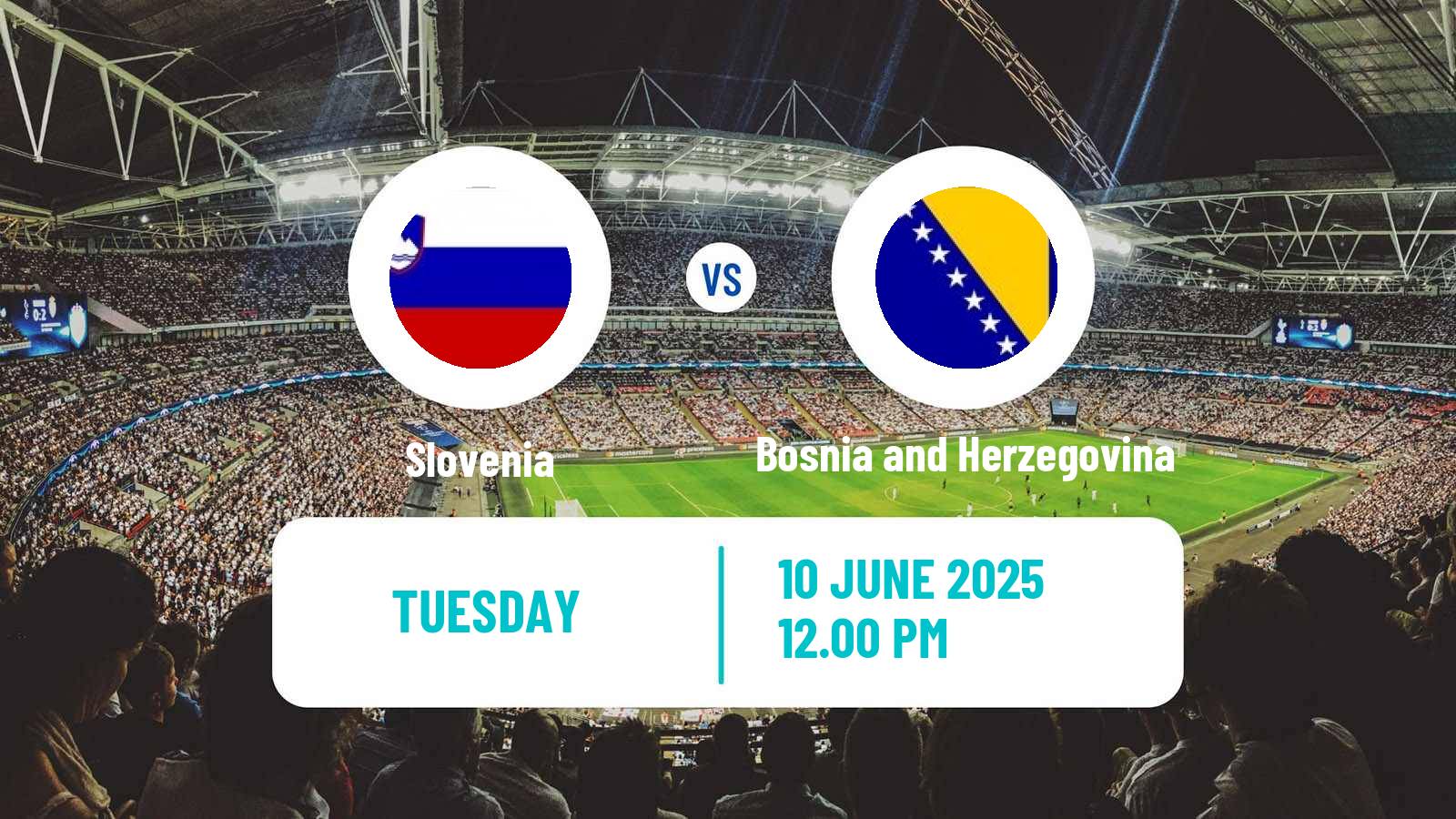 Soccer Friendly Slovenia - Bosnia and Herzegovina
