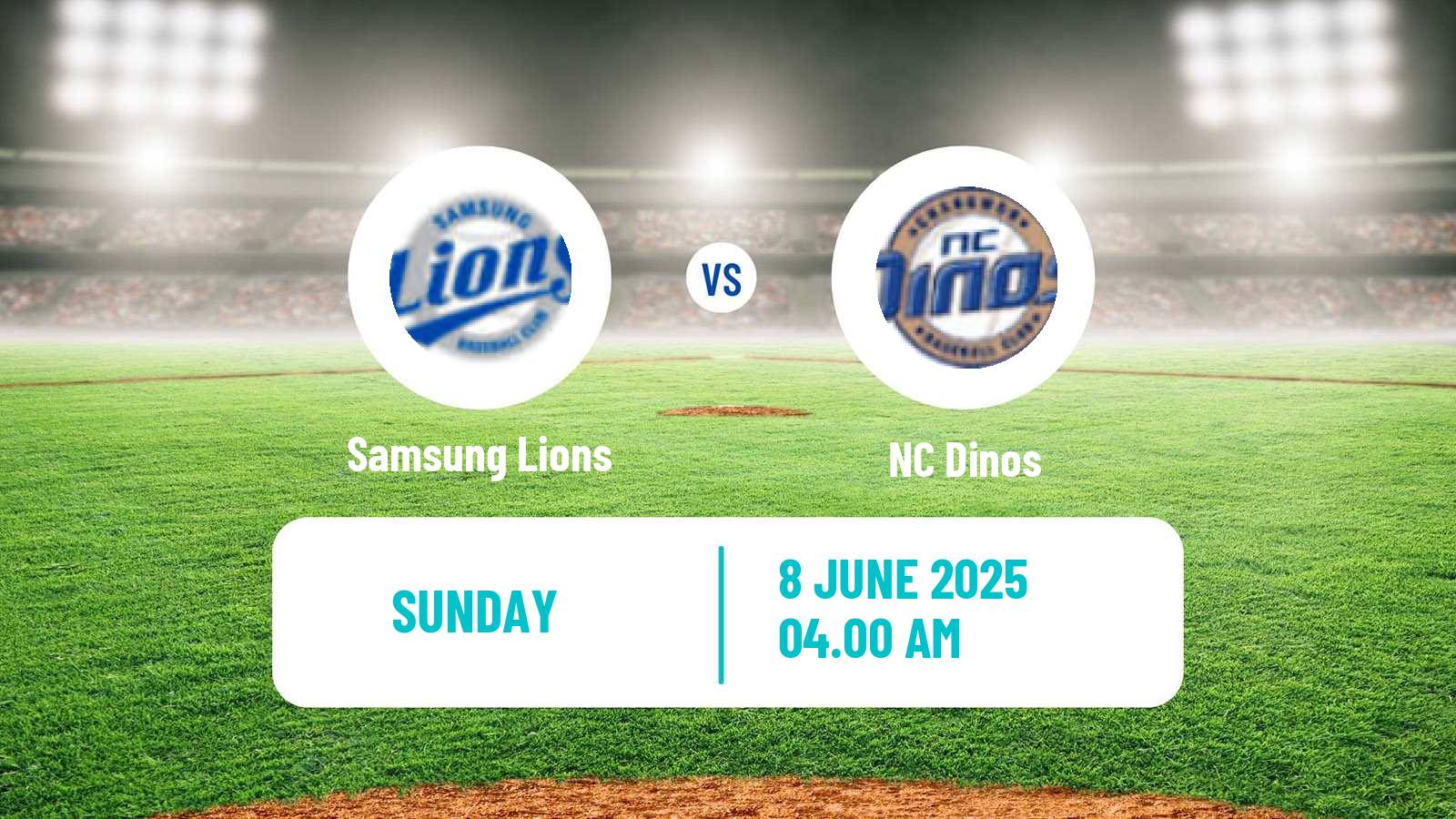 Baseball KBO Samsung Lions - NC Dinos