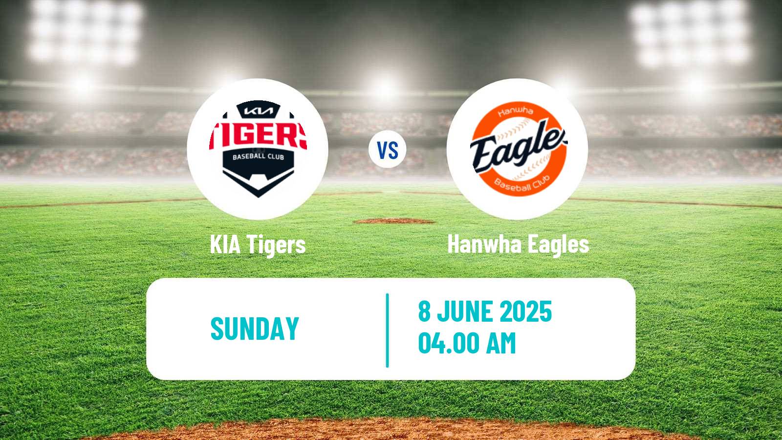 Baseball KBO KIA Tigers - Hanwha Eagles