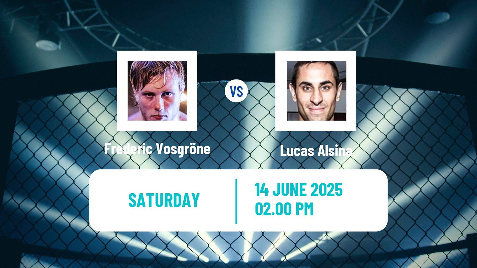 MMA Light Heavyweight Oktagon Men Frederic Vosgröne - Lucas Alsina