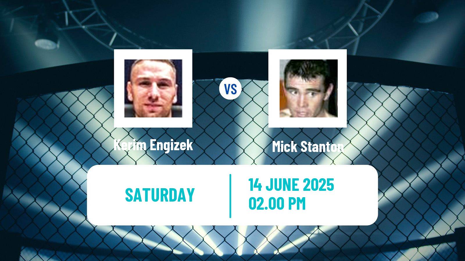 MMA Middleweight Tipsport Gamechanger Men Kerim Engizek - Mick Stanton