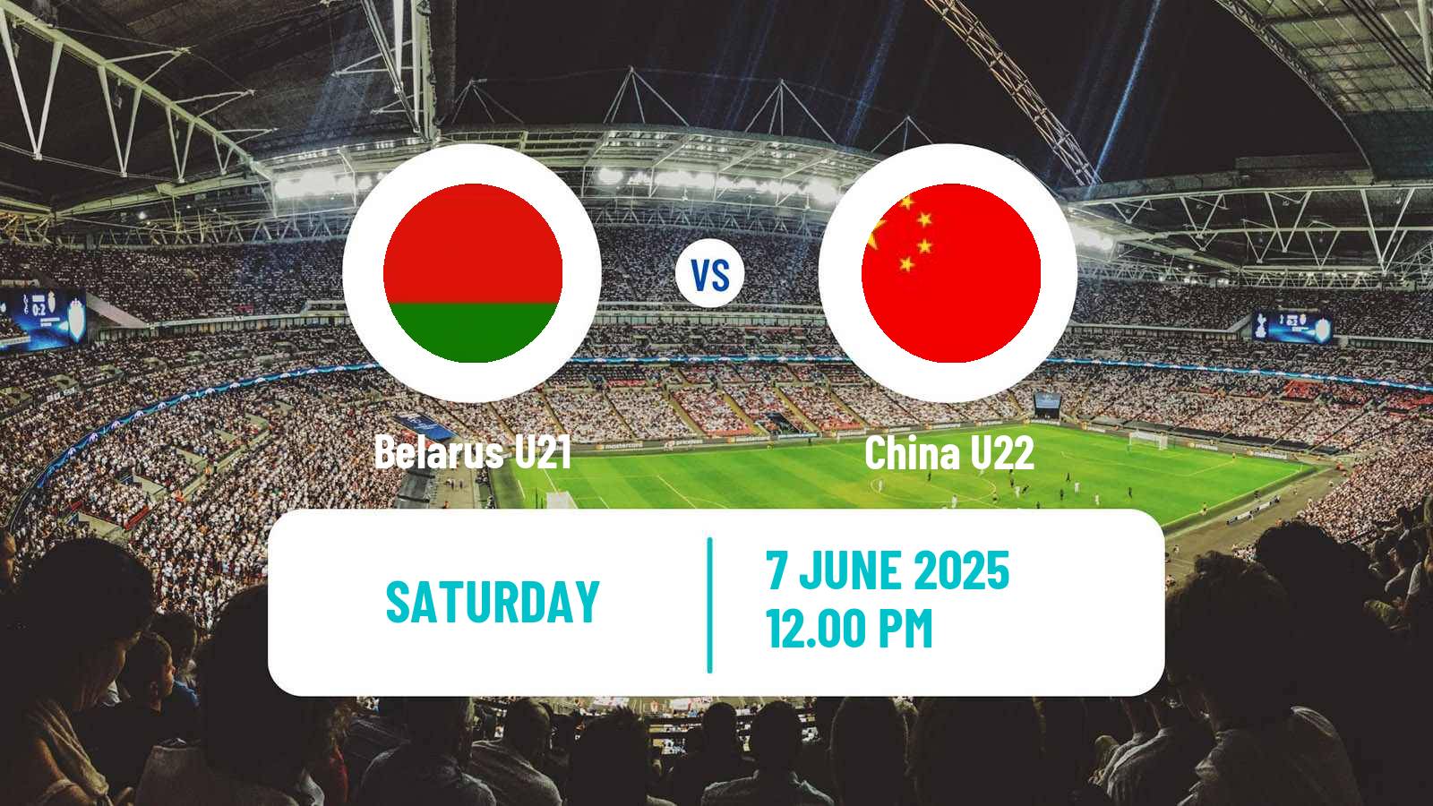 Soccer Friendly Belarus U21 - China U22