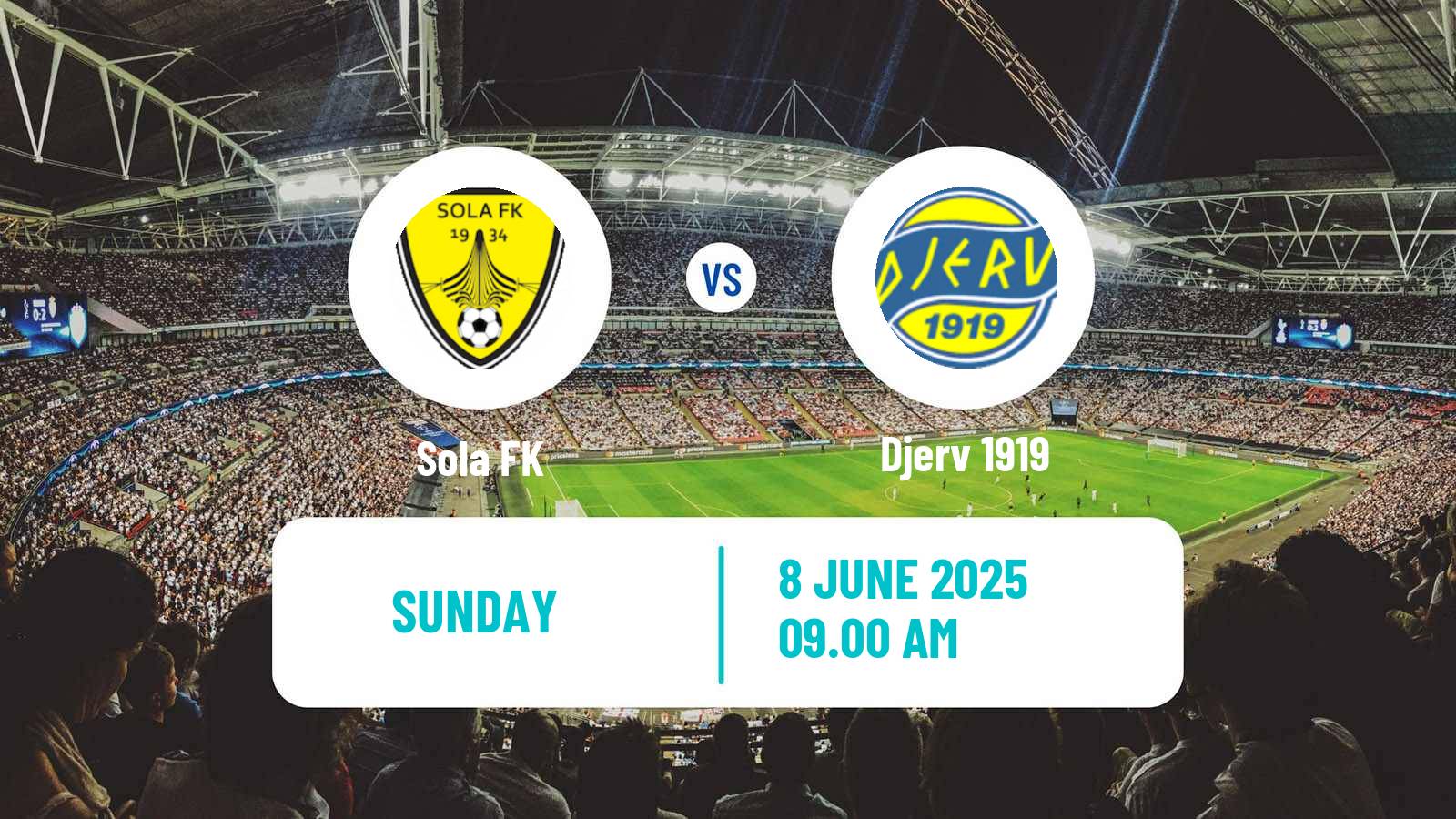 Soccer Norwegian Division 3 - Group 5 Sola - Djerv 1919