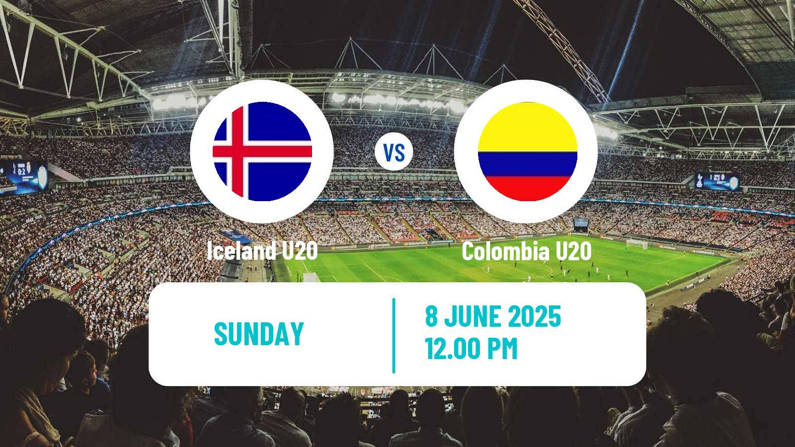 Soccer Friendly Iceland U20 - Colombia U20