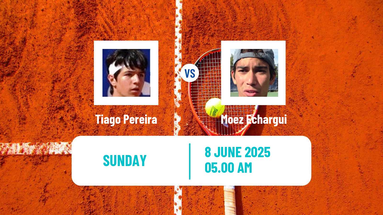 Tennis ITF M25 Monastir Men Tiago Pereira - Moez Echargui