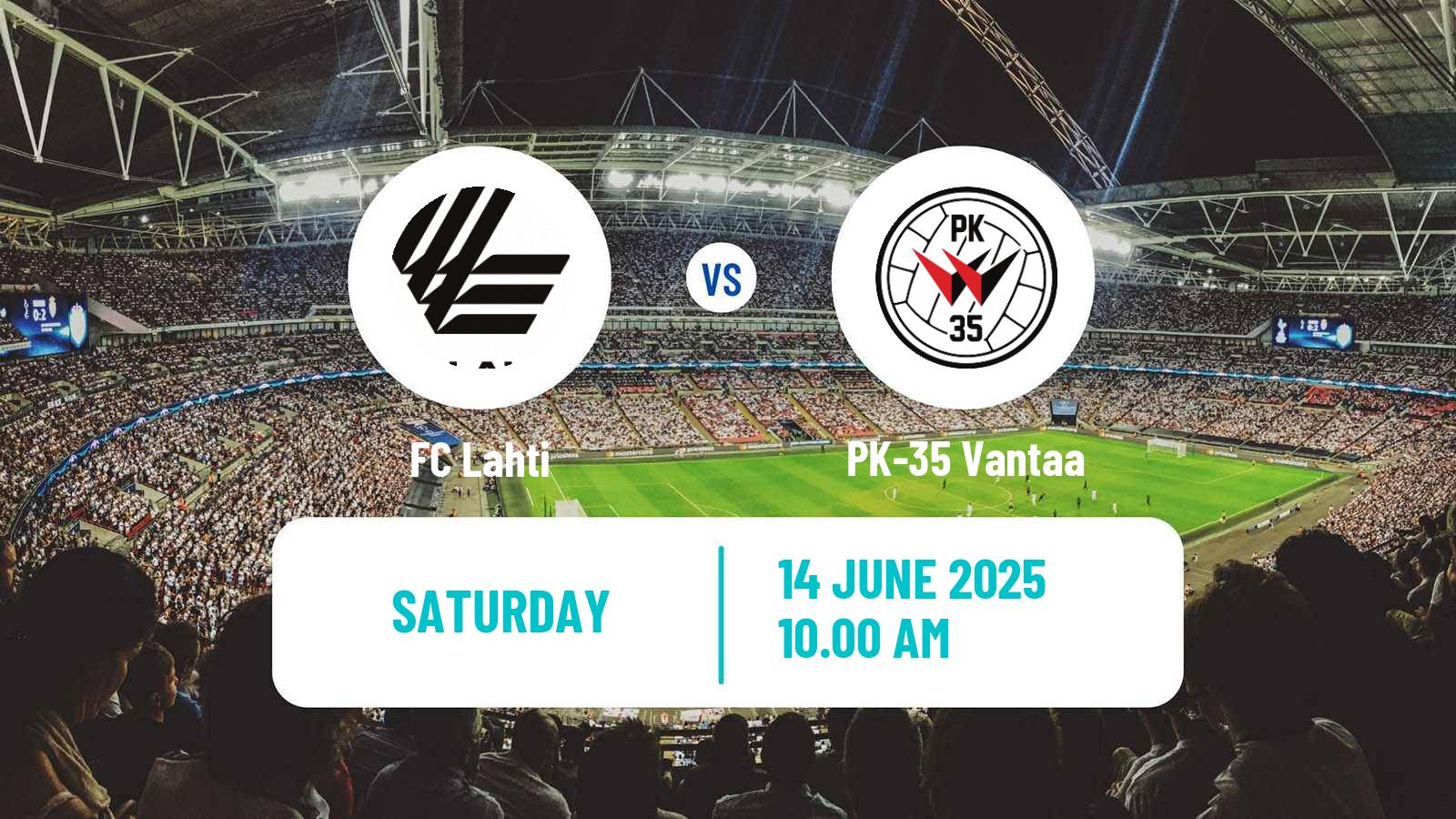 Soccer Finnish Ykkosliiga Lahti - PK-35 Vantaa