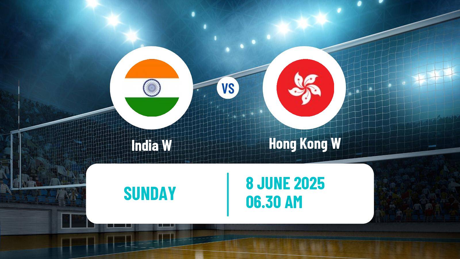 Volleyball AVC Challenge Cup Volleyball Women India W - Hong Kong W